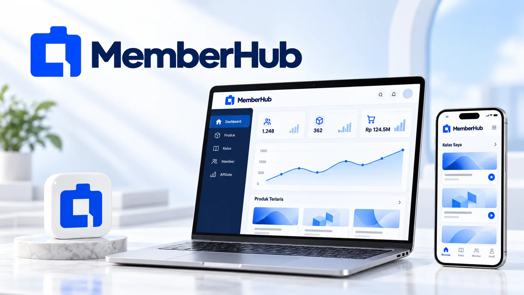 mockup memberhub