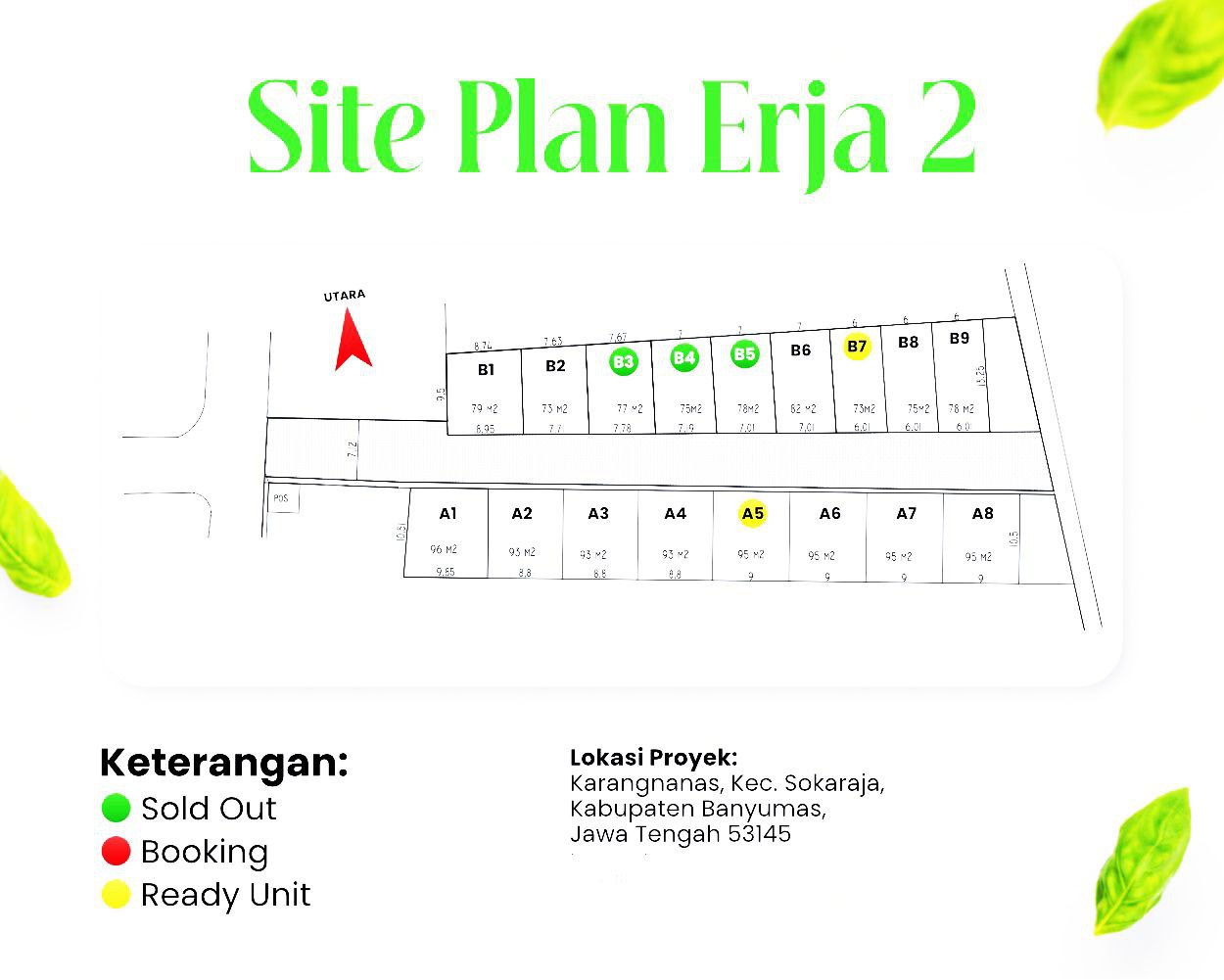 siteplan cluster erja syariah 2